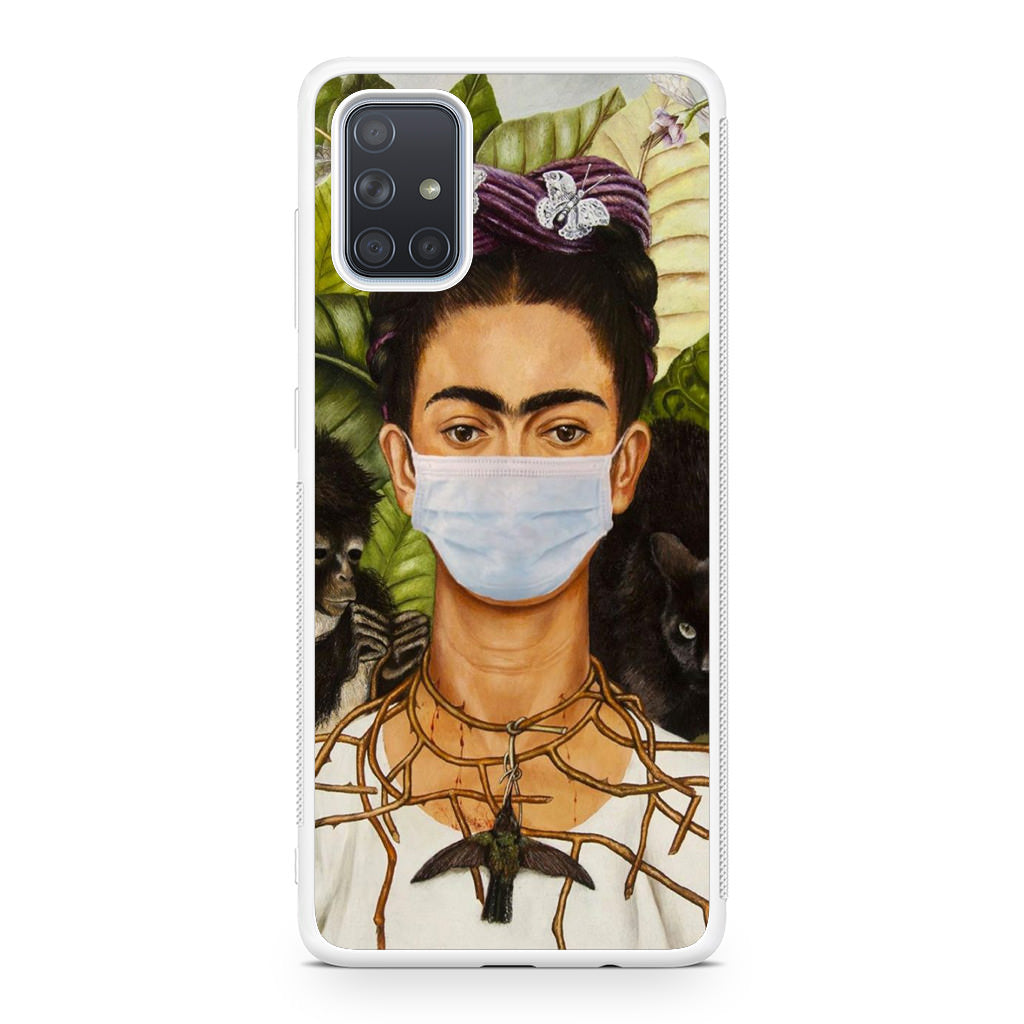 Frida Kahlo Wear Mask Galaxy A51 / A71 Case