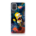 Homer Behind The Black Hole Galaxy A51 / A71 Case
