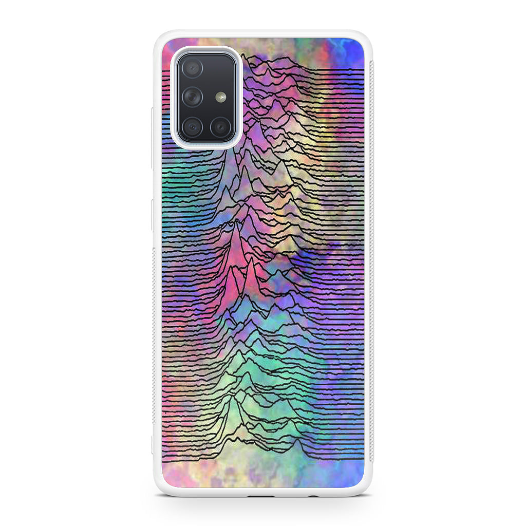 Joy Division Unknown Pleasures Colorful Galaxy A51 / A71 Case
