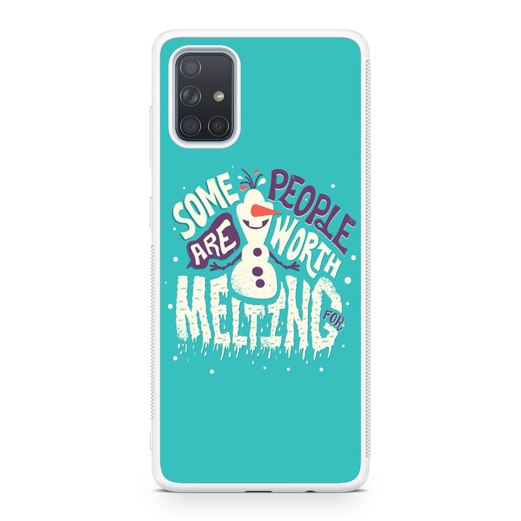 Olaf Frozen Is Melting Galaxy A51 / A71 Case