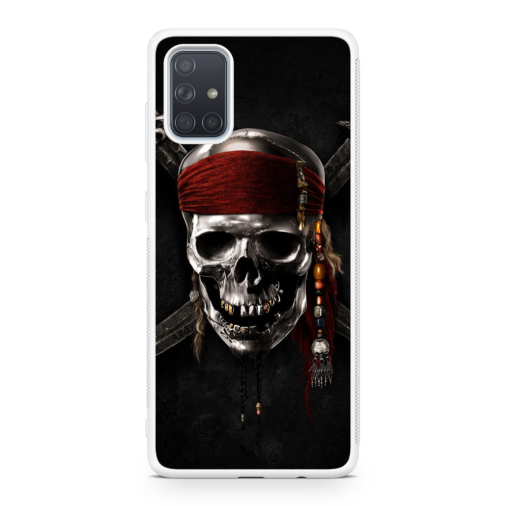 Pirates Of Carribean Skull Galaxy A51 / A71 Case