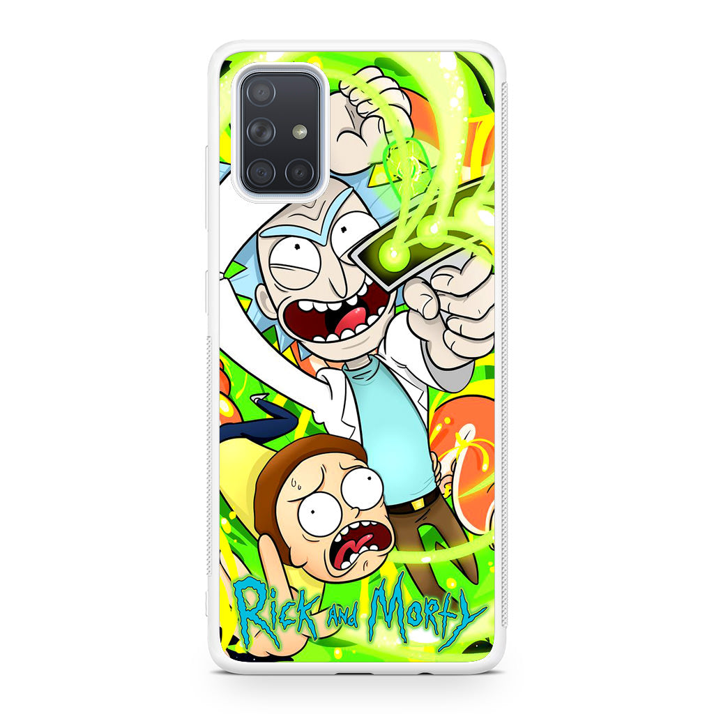 Rick And Morty Shoot Portal Gun Galaxy A51 / A71 Case