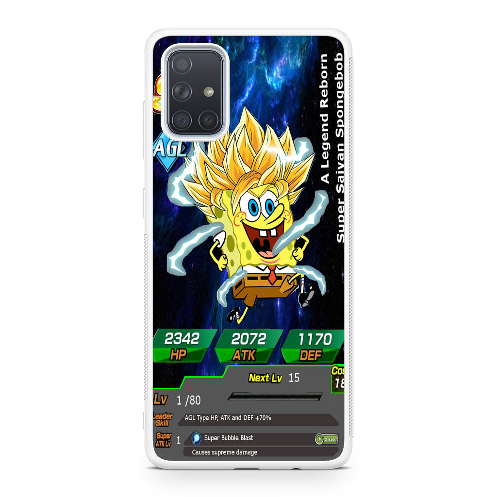 Super Saiyan Spongebob Card Galaxy A51 / A71 Case