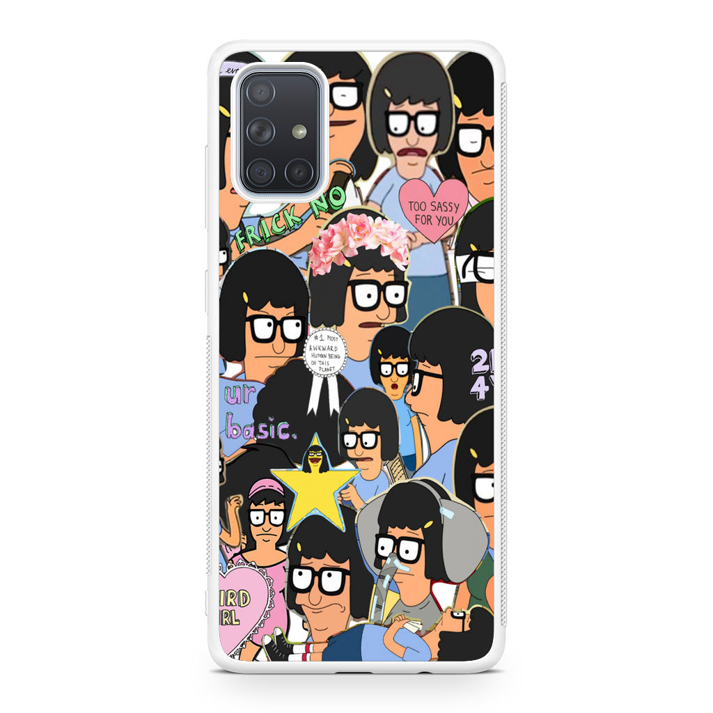 Tina Belcher Collage Galaxy A51 / A71 Case