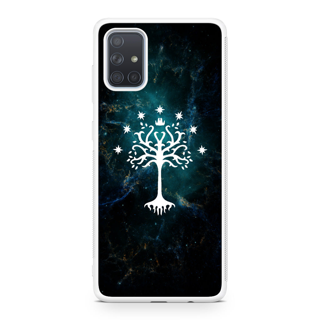 White Tree Of Gondor In Space Nebula Galaxy A51 / A71 Case