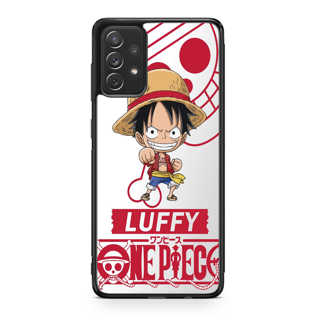 Chibi Luffy Galaxy A32 / A52 / A72 Case