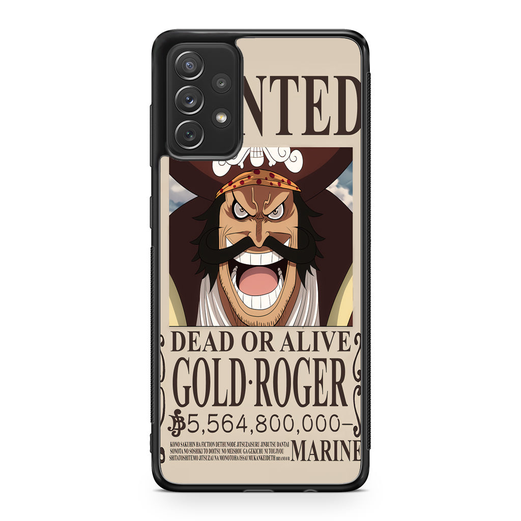 Gold Roger Bounty Galaxy A32 / A52 / A72 Case