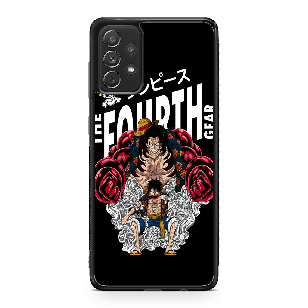 Luffy The Fourth Gear Black Galaxy A32 / A52 / A72 Case