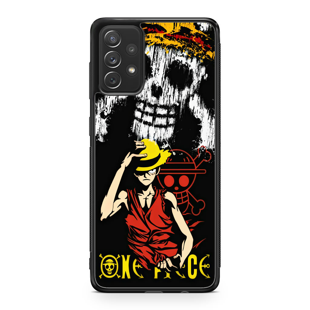 Monkey D Luffy Paint Art Galaxy A23 5G Case