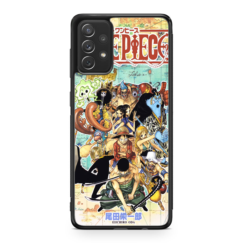 One Piece Comic Straw Hat Pirate Galaxy A32 / A52 / A72 Case