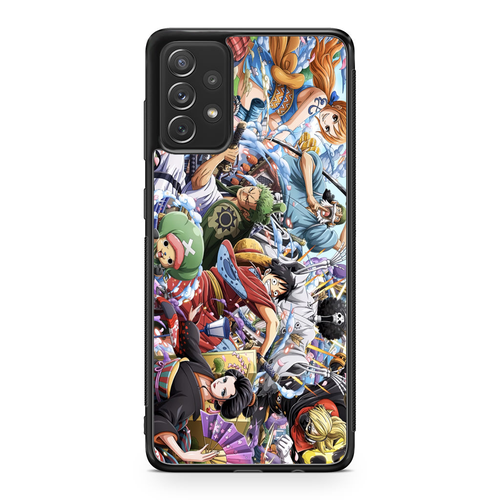 Straw Hat Pirates Arc Wano Galaxy A53 5G Case
