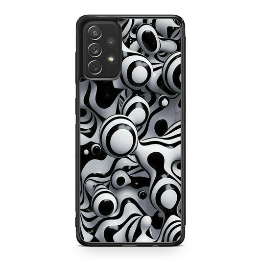 Abstract Art Black White Galaxy A23 5G Case