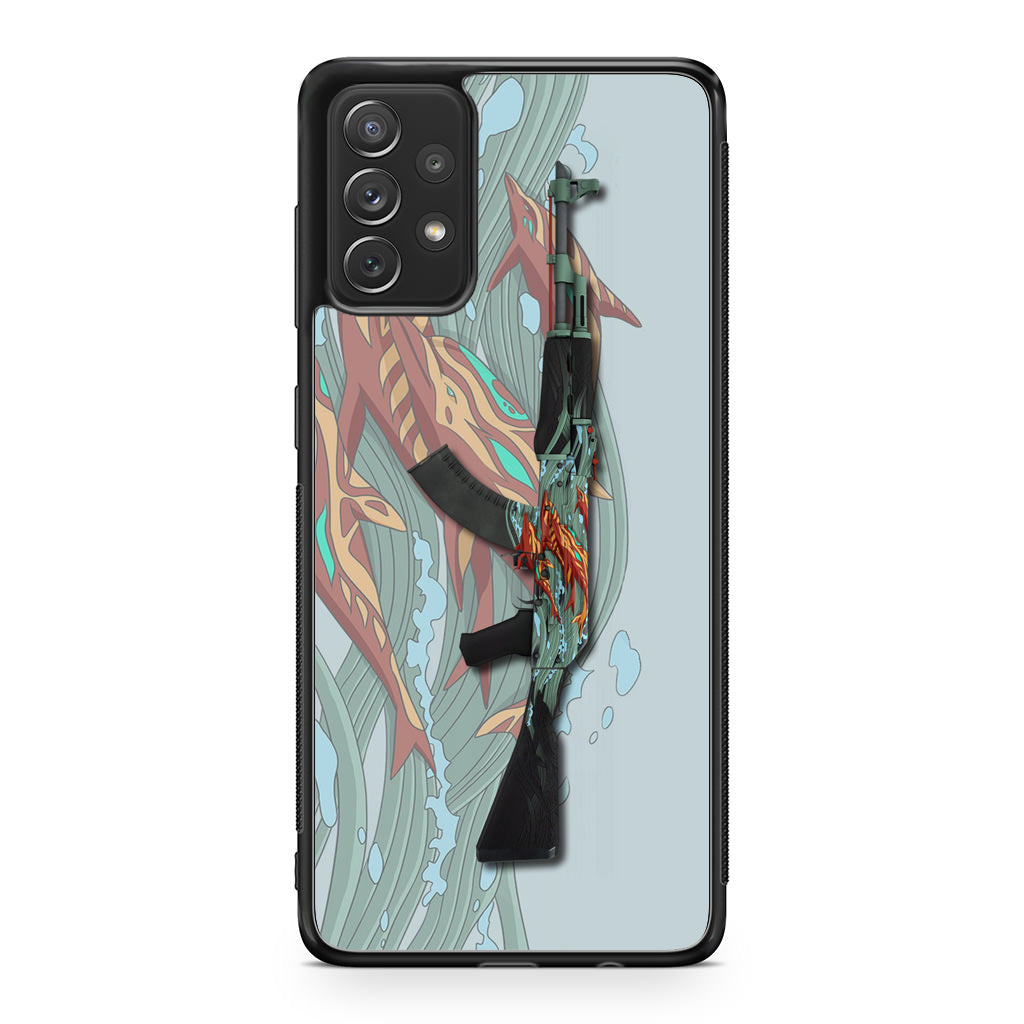 AK-47 Aquamarine Revenge Galaxy A32 / A52 / A72 Case
