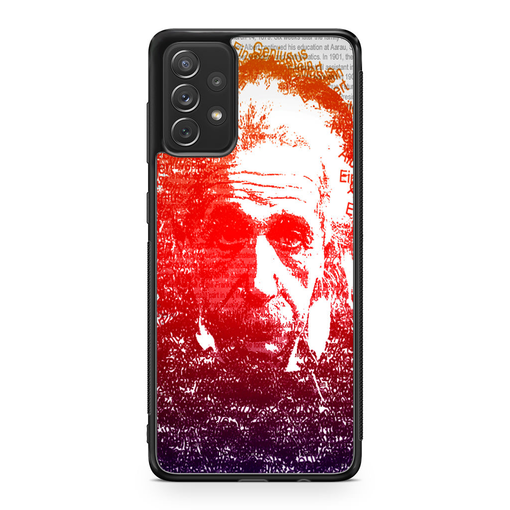 Albert Einstein Art Galaxy A32 / A52 / A72 Case