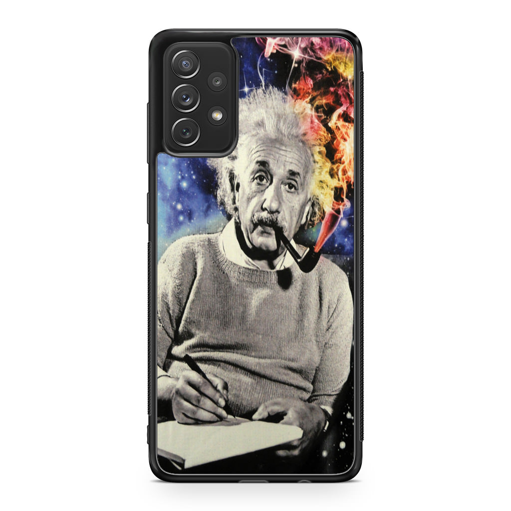 Albert Einstein Smoking Galaxy A32 / A52 / A72 Case