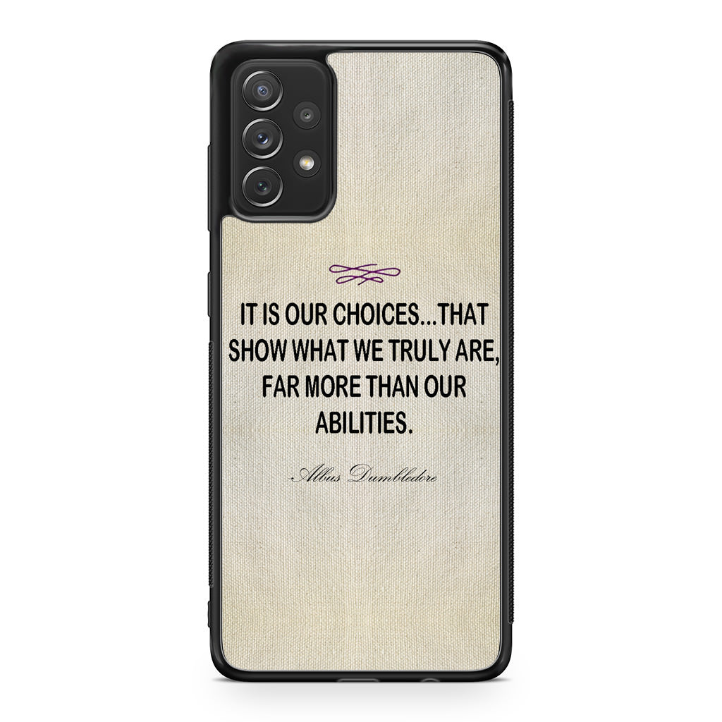 Albus Dumbledore Quote Galaxy A32 / A52 / A72 Case