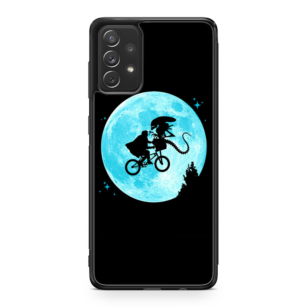 Alien Bike to the Moon Galaxy A32 / A52 / A72 Case