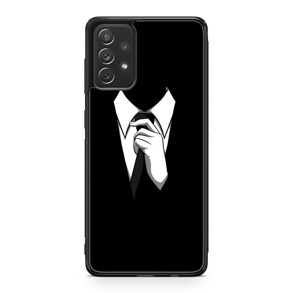 Anonymous Black White Tie Galaxy A32 / A52 / A72 Case