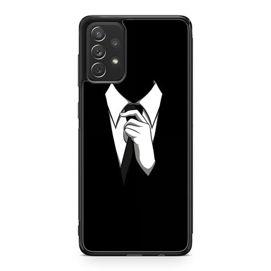 Anonymous Black White Tie Galaxy A53 5G Case