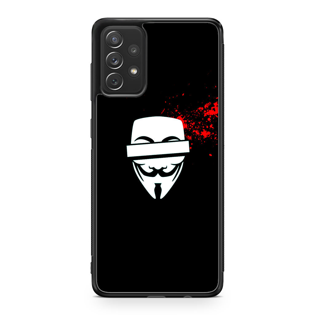 Anonymous Blood Splashes Galaxy A32 / A52 / A72 Case