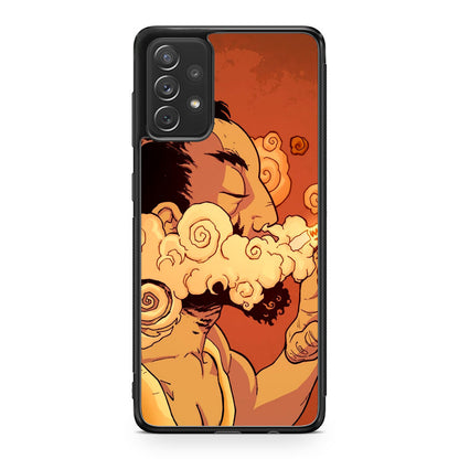 Artistic Psychedelic Smoke Galaxy A23 5G Case