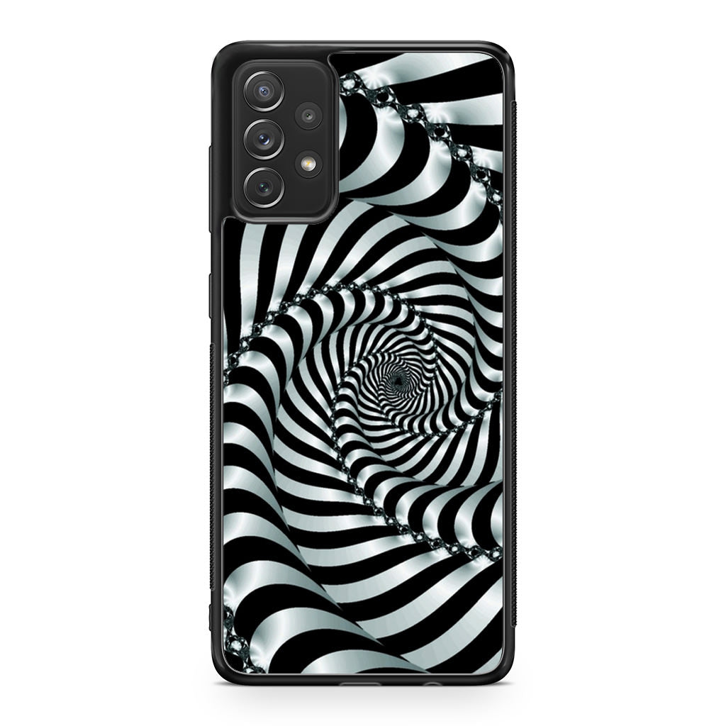 Artistic Spiral 3D Galaxy A23 5G Case