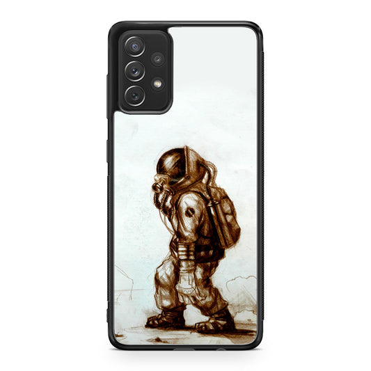 Astronaut Heavy Walk Galaxy A53 5G Case