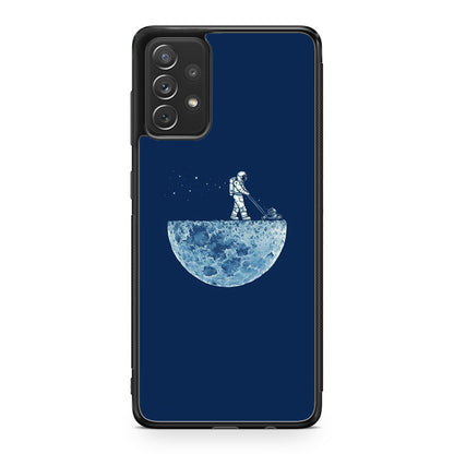 Astronaut Mowing The Moon Galaxy A23 5G Case