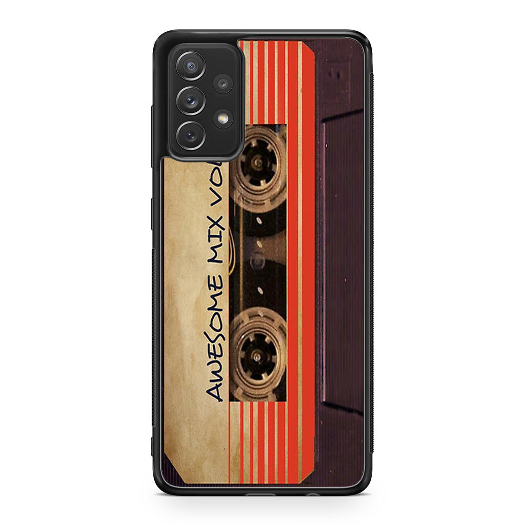 Awesome Mix Vol 1 Cassette Galaxy A32 / A52 / A72 Case