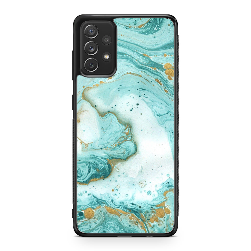 Azure Water Glitter Galaxy A32 / A52 / A72 Case