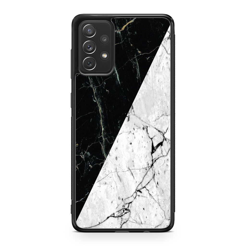 B&W Marble Galaxy A32 / A52 / A72 Case