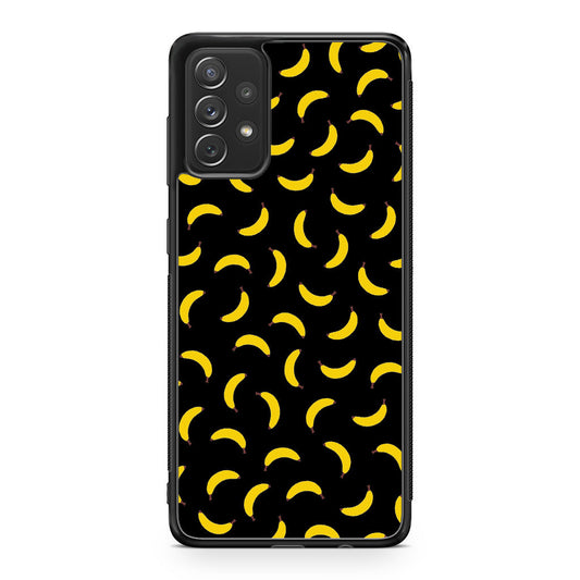Bananas Fruit Pattern Black Galaxy A23 5G Case