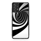 Black and White Twist Galaxy A23 5G Case