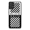 Black White Stripes Galaxy A23 5G Case