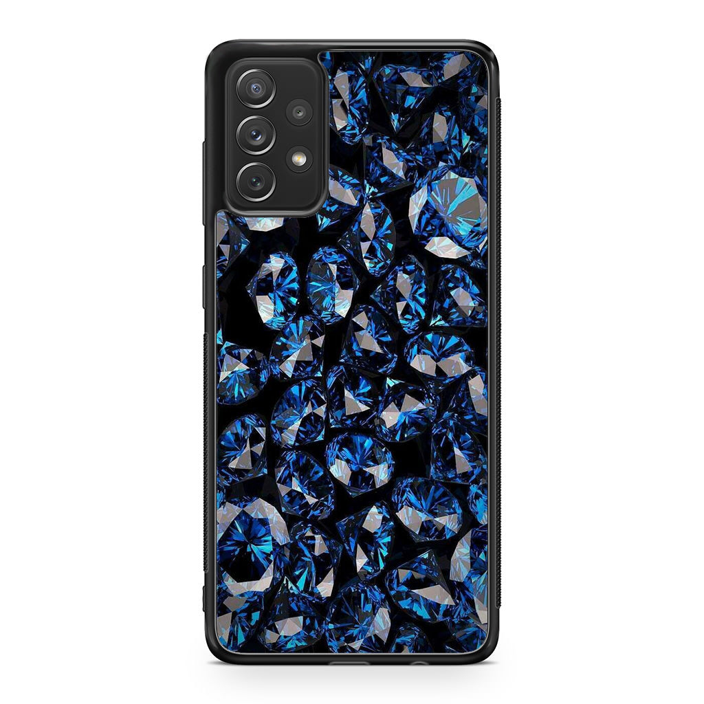 Blue Diamonds Pattern Galaxy A32 / A52 / A72 Case