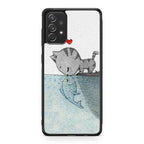Cat Fish Kisses Galaxy A23 5G Case