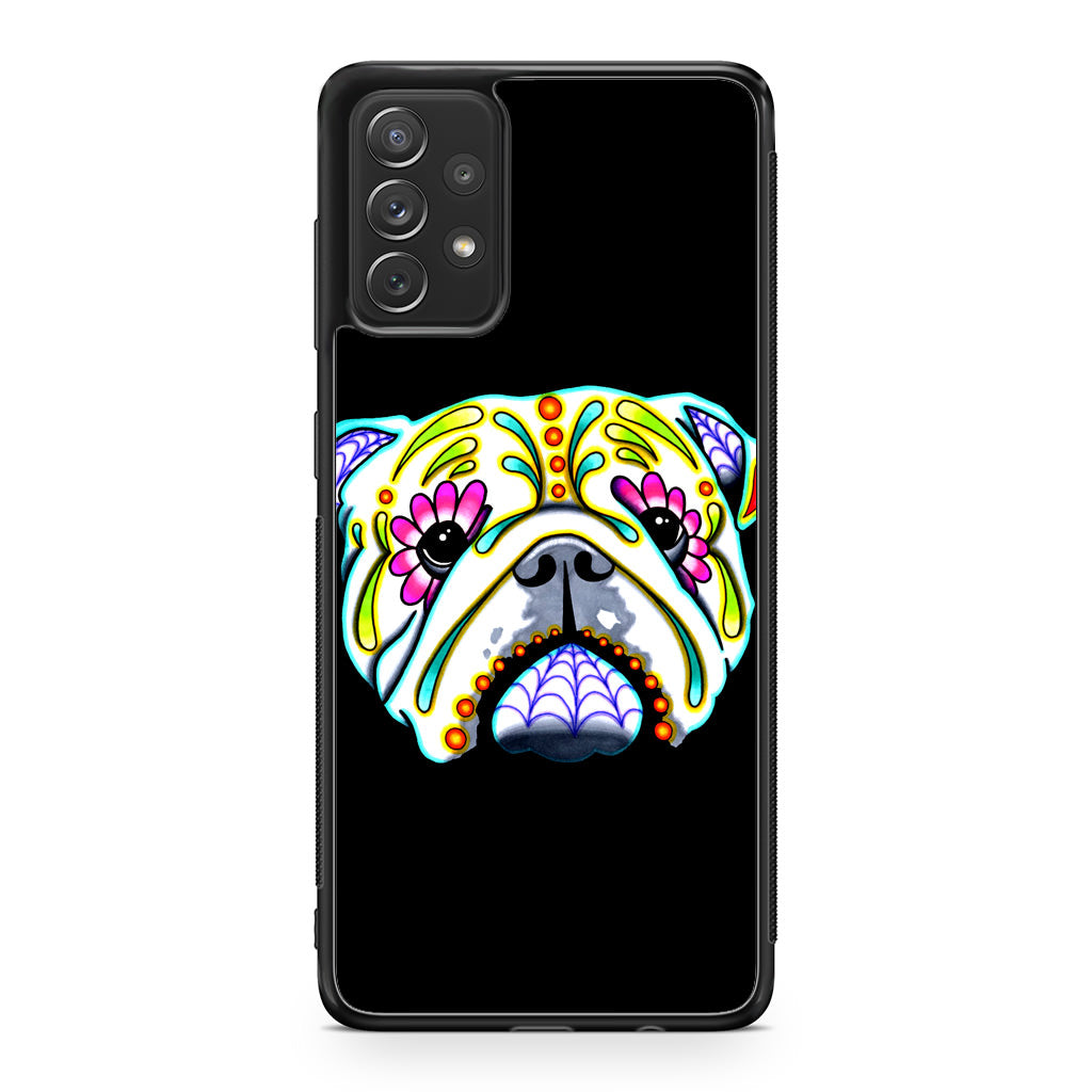 Colorful Bulldog Art Galaxy A32 / A52 / A72 Case