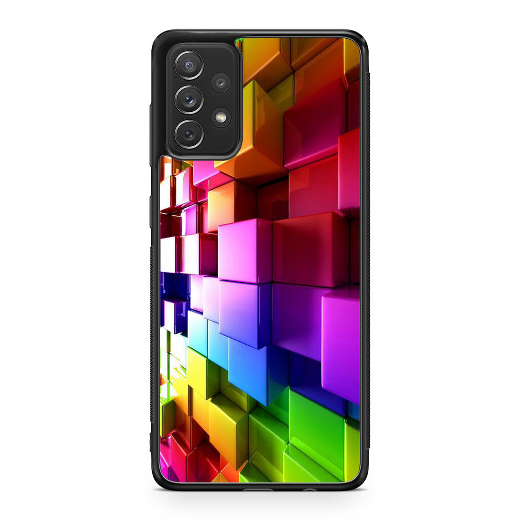 Colorful Cubes Galaxy A32 / A52 / A72 Case