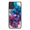 Colorful Dust Art on White Galaxy A23 5G Case