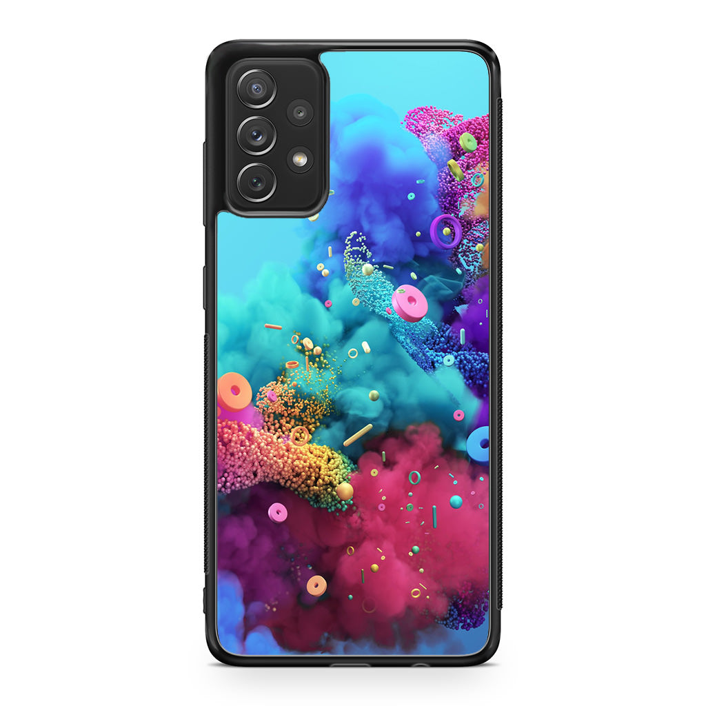 Colorful Smoke Boom Galaxy A32 / A52 / A72 Case