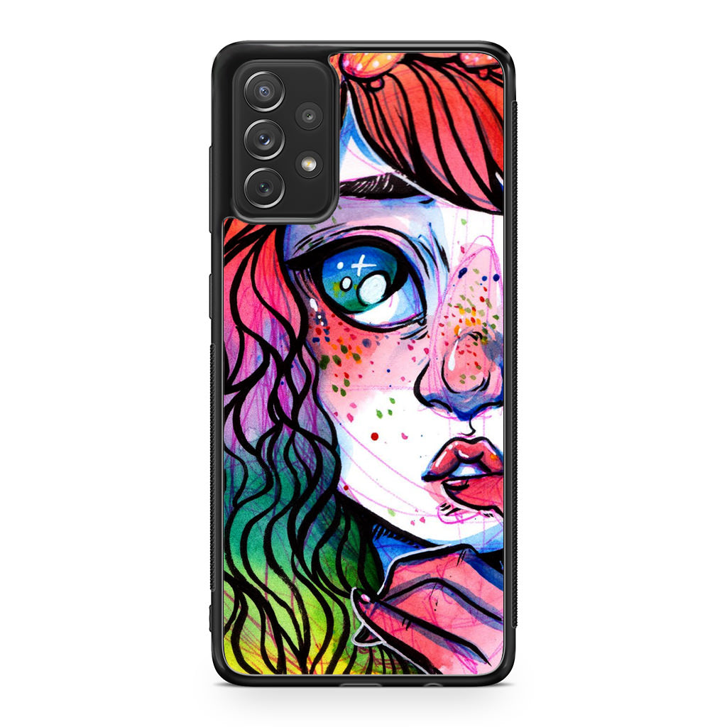 Eyes And Braids Galaxy A23 5G Case