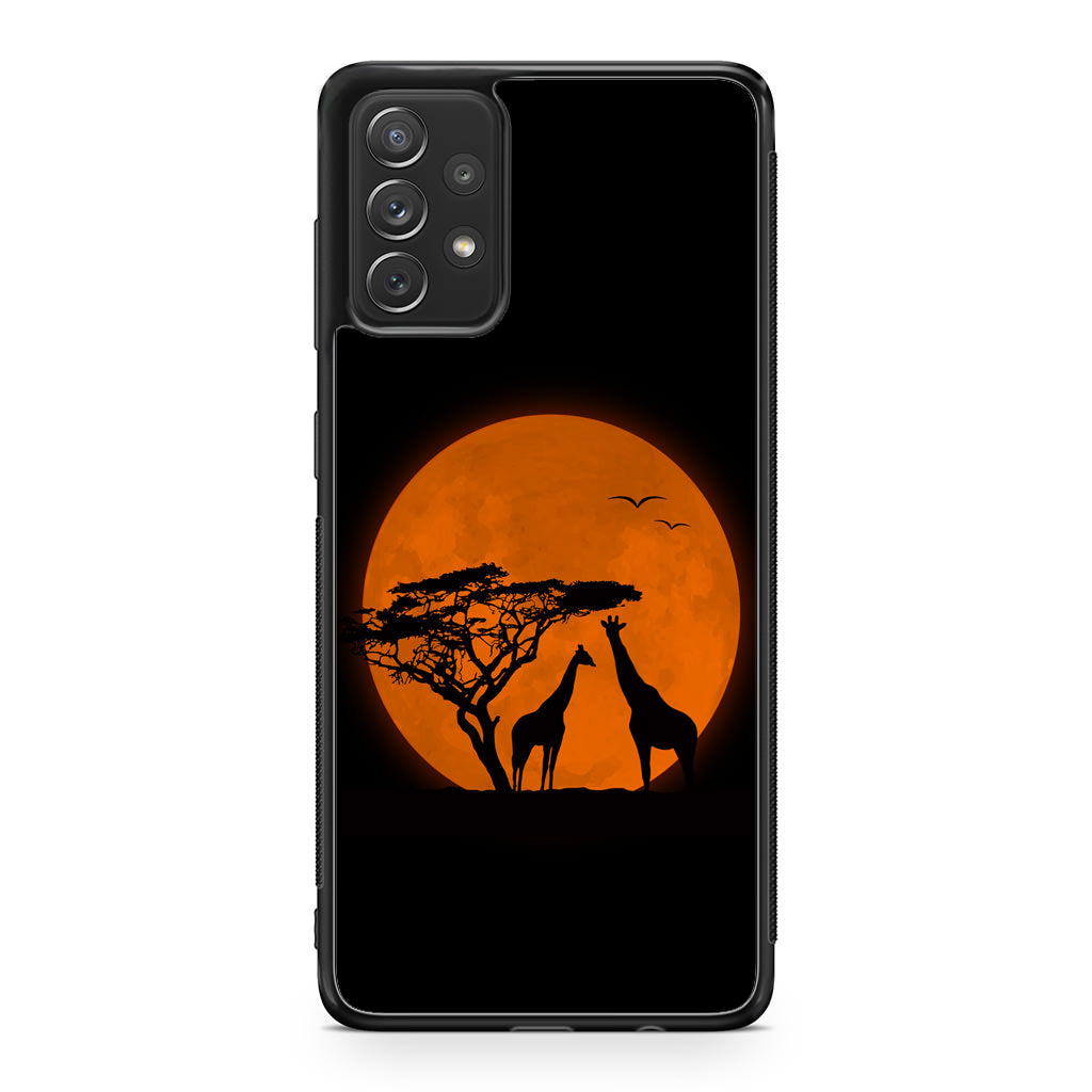 Giraffes Silhouette Galaxy A23 5G Case