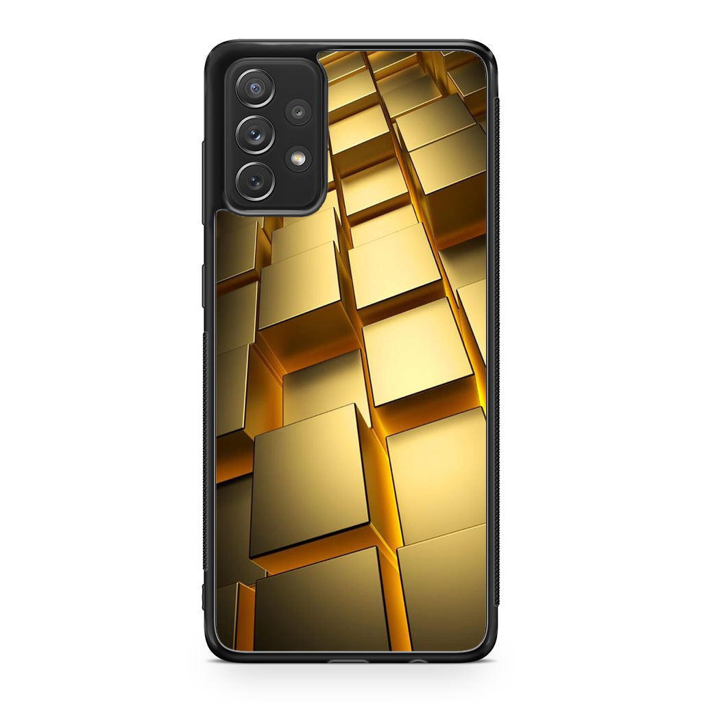 Golden Cubes Galaxy A23 5G Case
