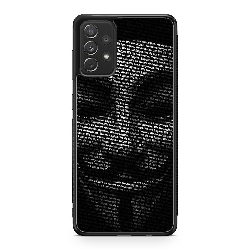 Guy Fawkes Mask Anonymous Galaxy A23 5G Case