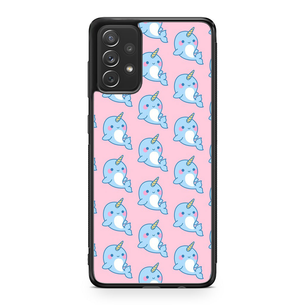 Horned Whales Pattern Galaxy A23 5G Case