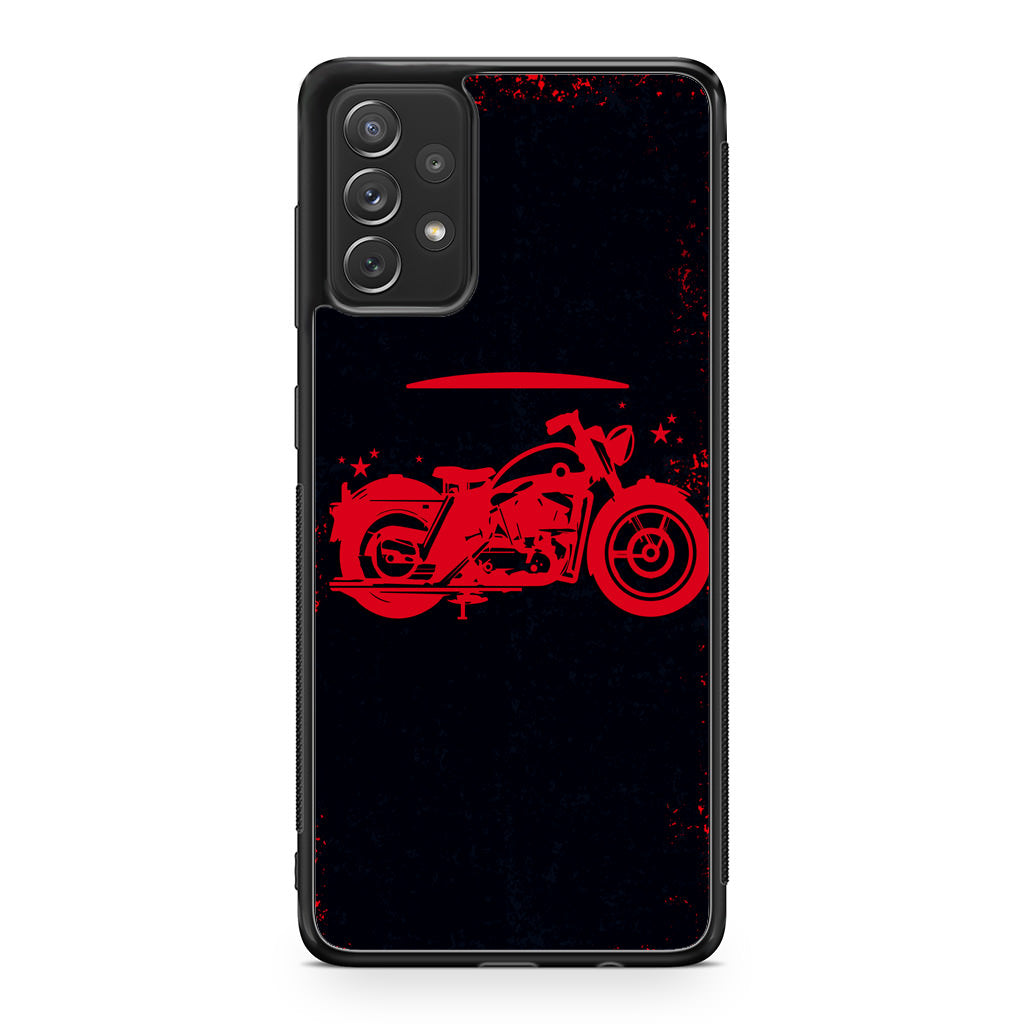 Motorcycle Red Art Galaxy A23 5G Case