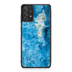 Navy Blue Marble Galaxy A23 5G Case