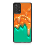 Orange Paint Dripping Galaxy A23 5G Case