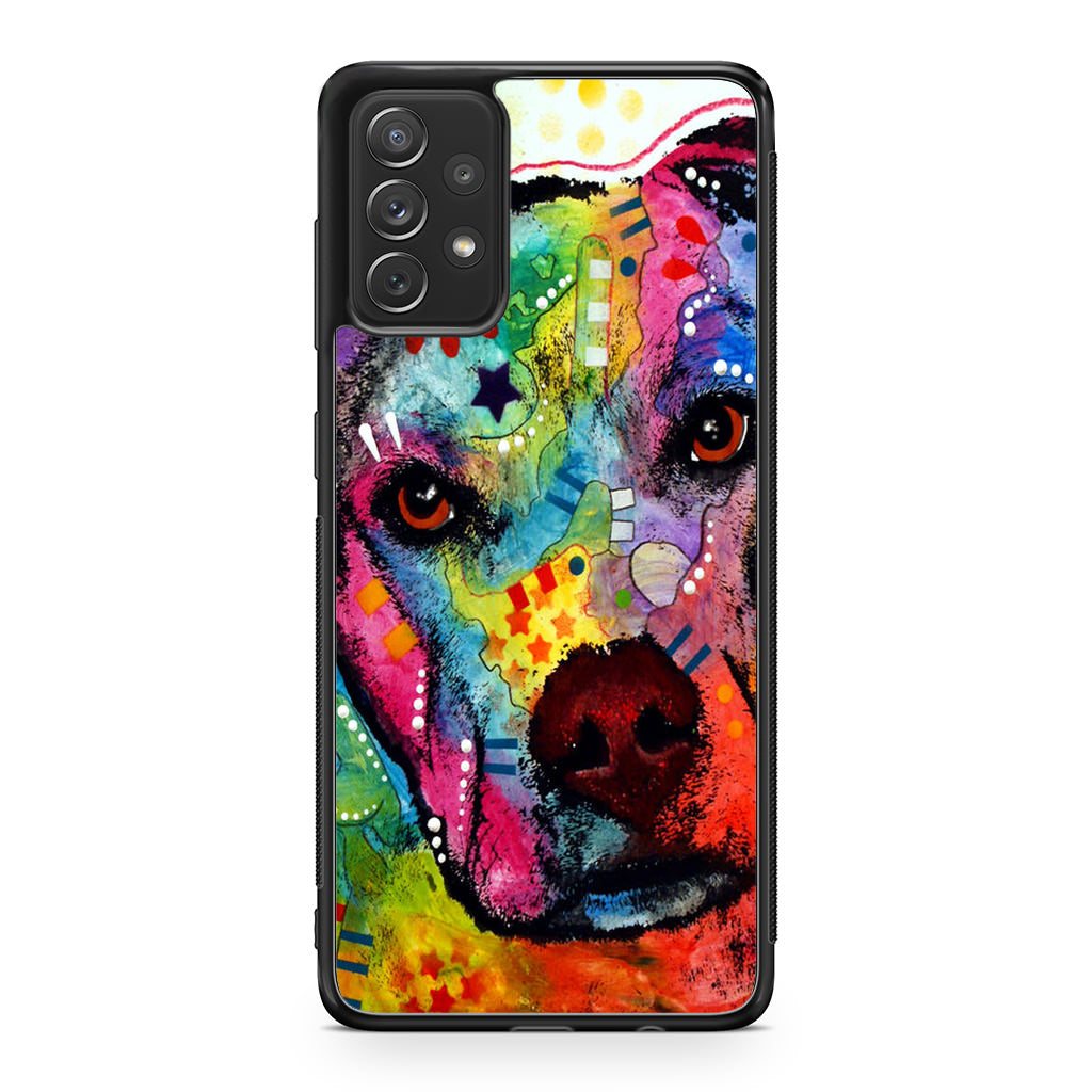 Pitbull Love Painting Galaxy A23 5G Case