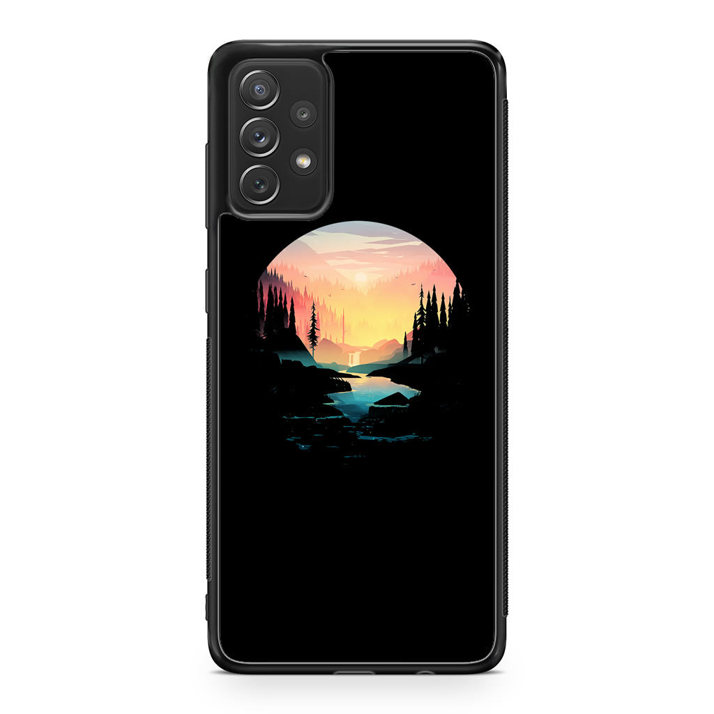 River Path at Dusk Galaxy A23 5G Case